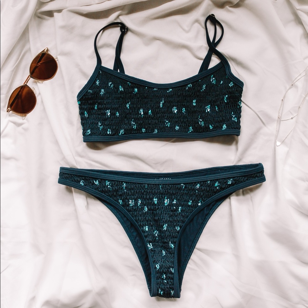 Pacsun Floral, Ribbed Bikini